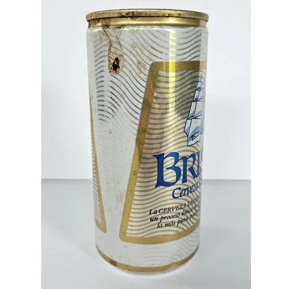 Brisa Cerveza Ligera Beer 12oz Pull Tab empty Aluminum Can Monterrey Mexico - Picture 3 of 16